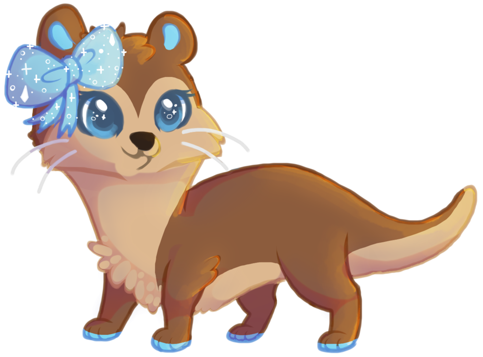 Otter Clipart - Animal Jam Otter Drawing - Png Download (1024x768), Png Download