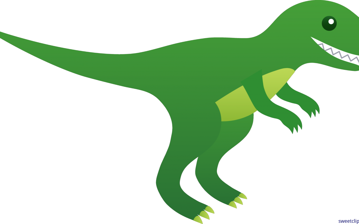Green Dinosaur Clipart - Png Download (1440x900), Png Download