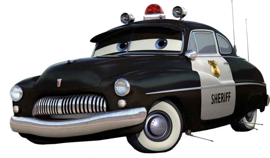 Police Cars Hudson Mcqueen Lightning Mater Black Clipart - Cars Sheriff Clipart - Png Download (905x587), Png Download