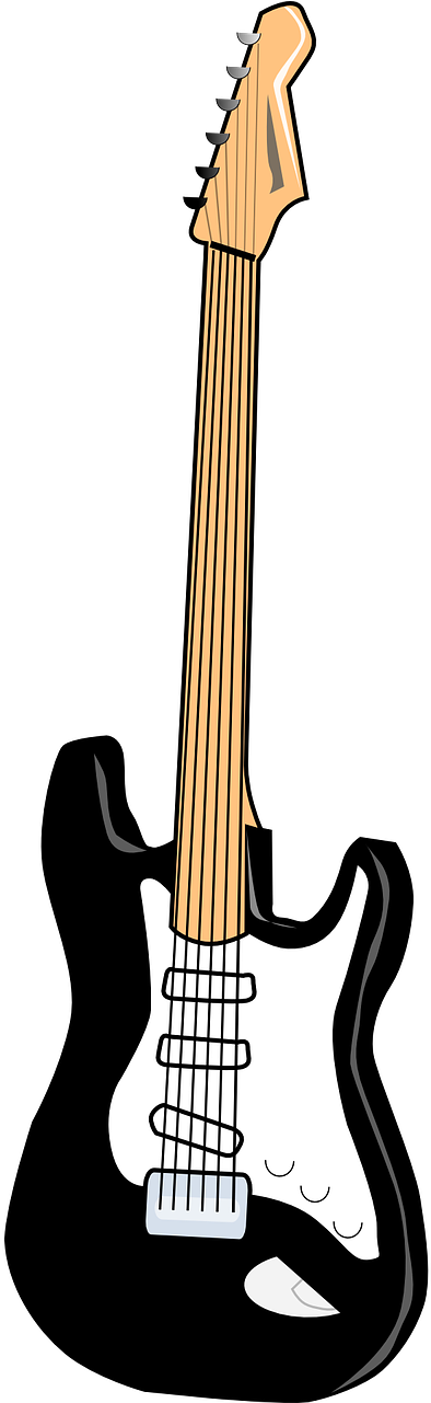 Electric Guitar Music Guitar Png Image - Classic Rock Clipart (640x1280), Png Download