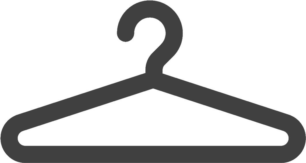 Try-on - Clothes Hanger Clipart (1300x1350), Png Download