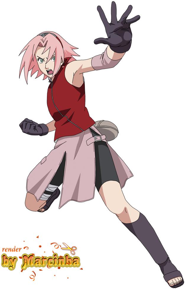 Sakura Naruto Png - Sakura Haruno Shippuden Png Clipart (745x1073), Png Download