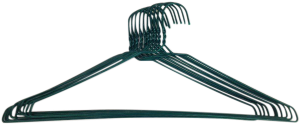 Box Of 500 18" Wide Shirt Garment Hangers - Clothes Hanger Clipart (640x480), Png Download