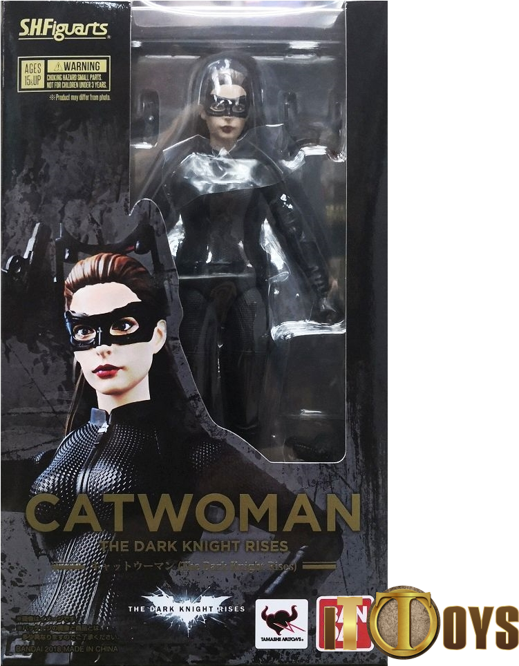Figuarts Dc Comics - Batman The Dark Knight Rises Catwoman Sh Figuarts Clipart (963x963), Png Download