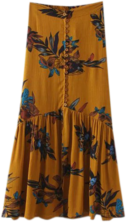 Clothes Transparent Png - Skirt Clipart (558x744), Png Download