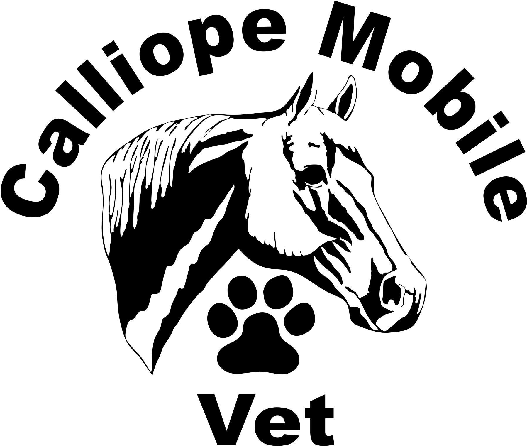 Quarter Horse Head Silhouette , Png Download - Holistic Cannabis Network Logo Clipart (1797x1520), Png Download