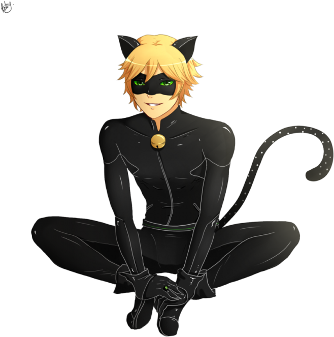 Imagens Cat Noir Png - Chat Noir Ladybug Png Clipart (700x700), Png Download