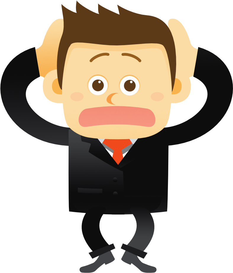 Png Hd Shocked Face Transparent Hd Shocked Face - Panic People Clipart Png (801x948), Png Download