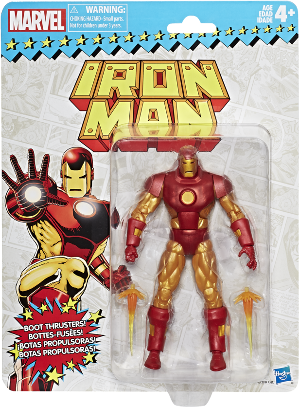 Marvel Legends Super Heroes Vintage 6-inch Figures Clipart (645x850), Png Download