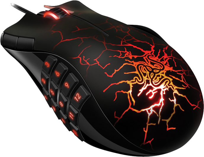 How To Pick Good Gaming Mouse For The Computer Games - Razer Naga Molten Edition & Logitech G600 Clipart (800x600), Png Download