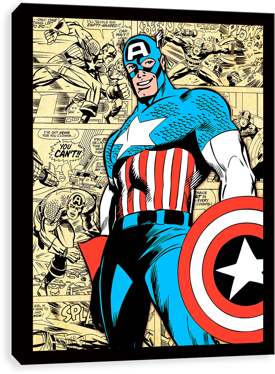 Marvel Super Heroes Canvas Art Clipart (1280x1280), Png Download