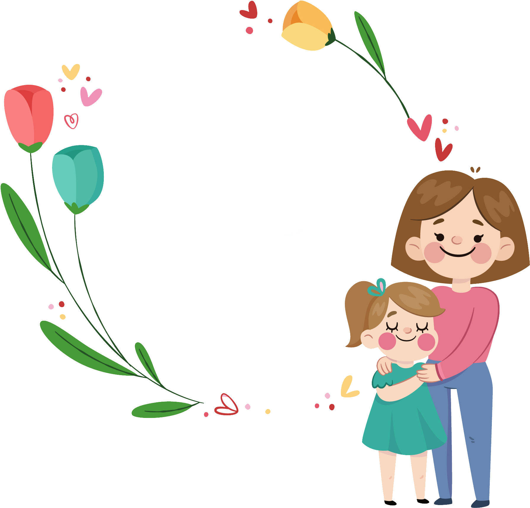 Happy Mother's Day Png Clipart (2000x2000), Png Download
