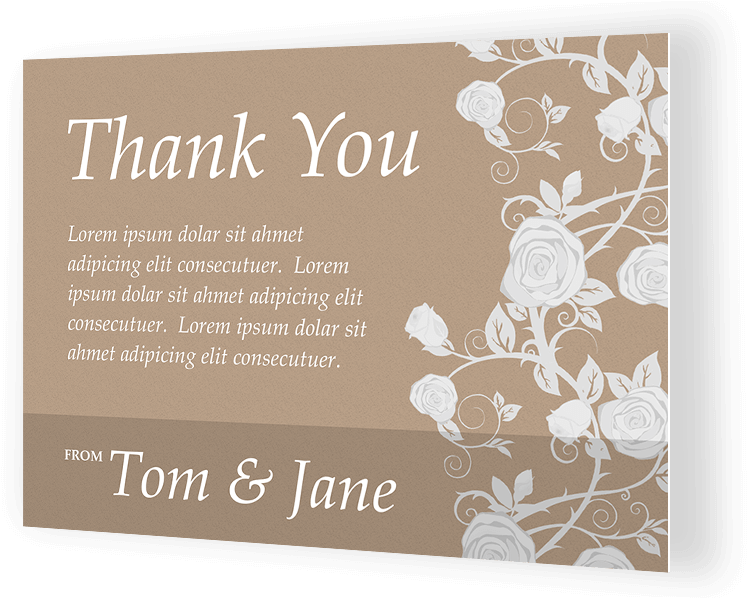 Thank You Cards Png Clipart (820x600), Png Download
