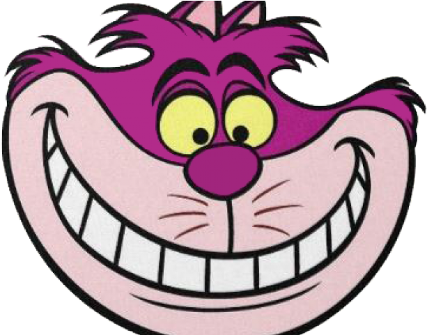 Cheshire Cat Clipart Smile - Drawing Cheshire Cat Face - Png Download (640x480), Png Download