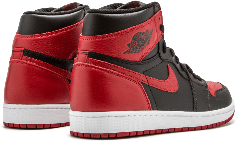 Retro High Og Banned - Nike Air Jordan I Clipart (797x477), Png Download