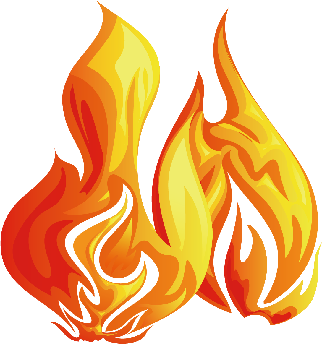 Flame Border Png - Flame Clipart (1089x1164), Png Download