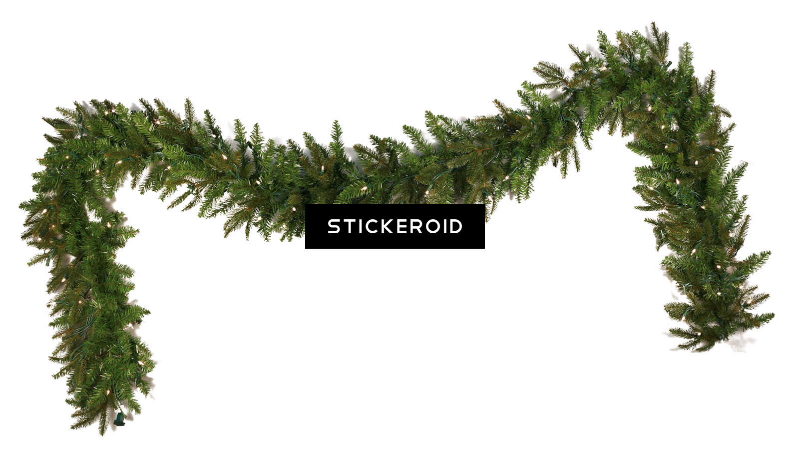 Christmas Garland , Png Download - Christmas Garland Clipart (1582x907), Png Download