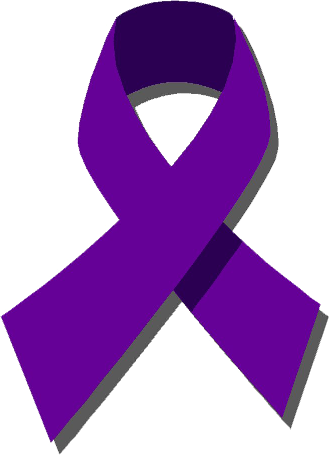 Purple Awareness Ribbon Png Photos - Domestic Violence Ribbon Clipart (656x923), Png Download