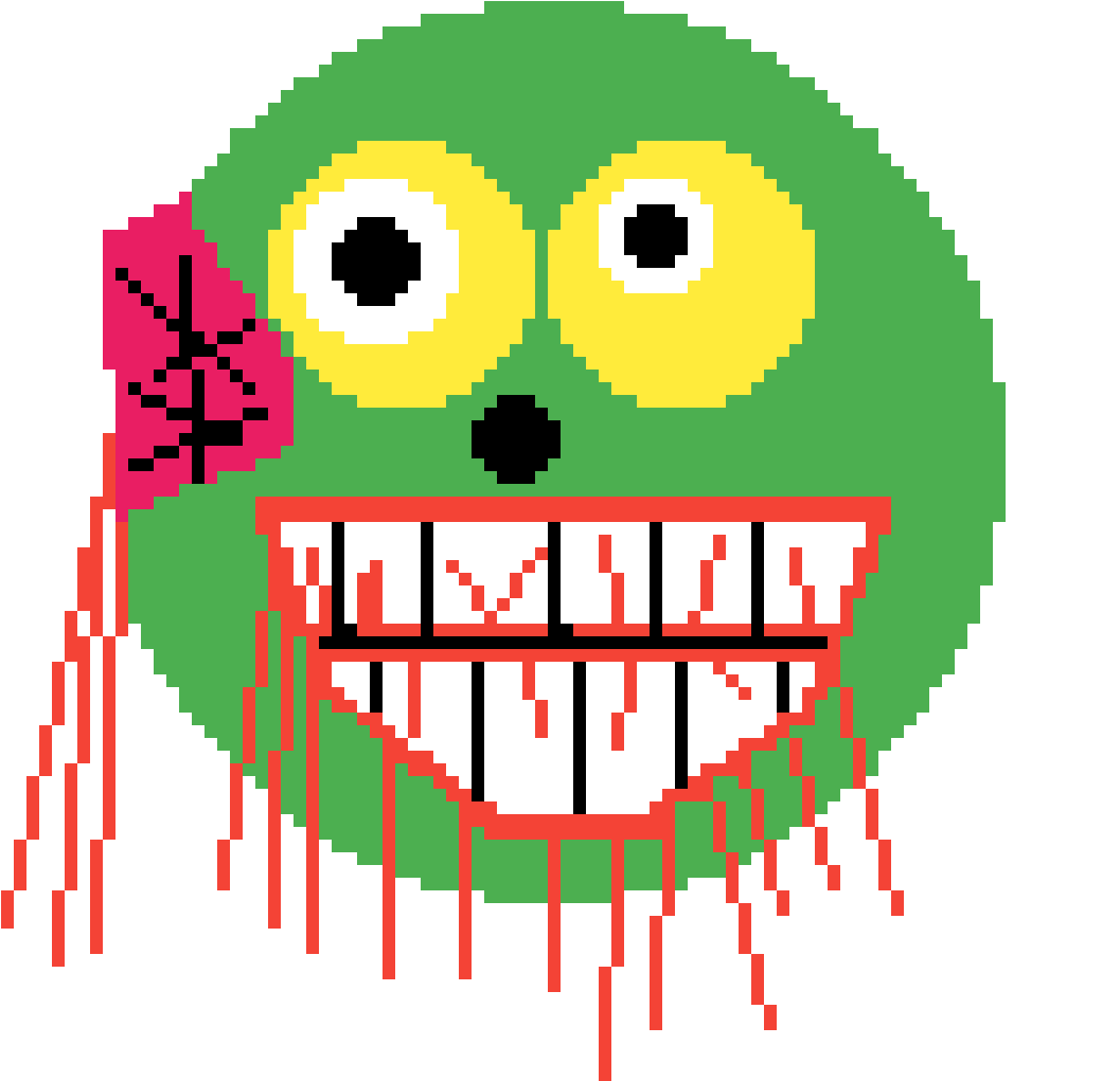 Scary Zombie - Cible Clipart (1200x1200), Png Download