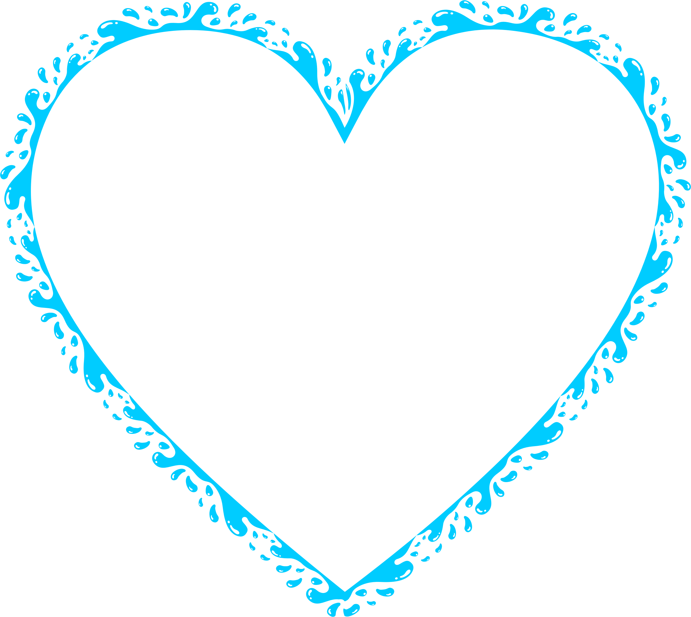 Heart Icons Png Free And Downloads - Free Blue Valentines Day Clipart (2304x2058), Png Download