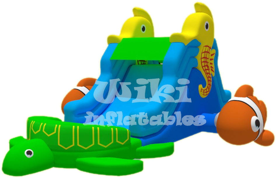Ocean Water Slide - Inflatable Clipart (960x960), Png Download