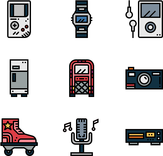 Retro Clipart (600x564), Png Download
