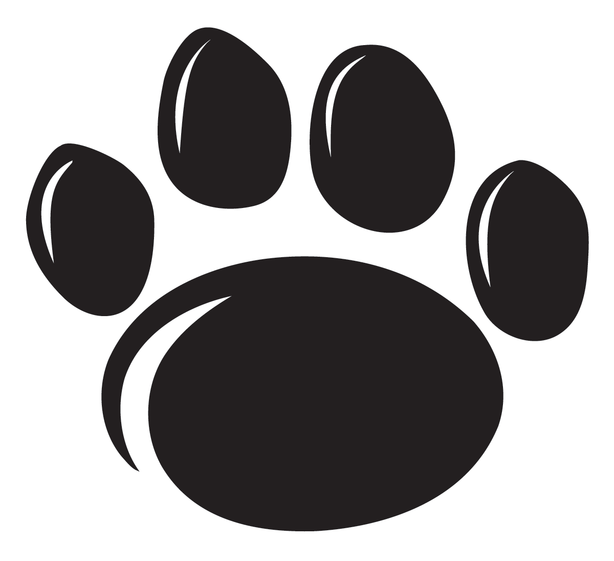 Free Paw Download Clip Art On Library - Penn State Logo Paw - Png Download (1200x1095), Png Download