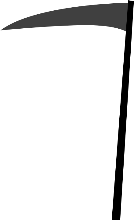 Scythe - Guadaña De La Santa Muerte Clipart (600x800), Png Download