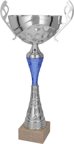Металлическая Чаша С Расширяющейся Чашей, Украшенной - Trophy Clipart (570x630), Png Download