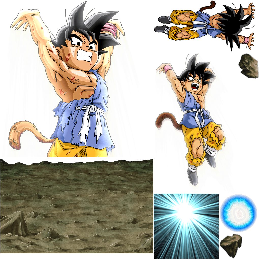 Aggregation Of Everyone's Wishes Goku [thread]pic - Spirit Bomb Gt Goku Dokkan Clipart (1024x1024), Png Download