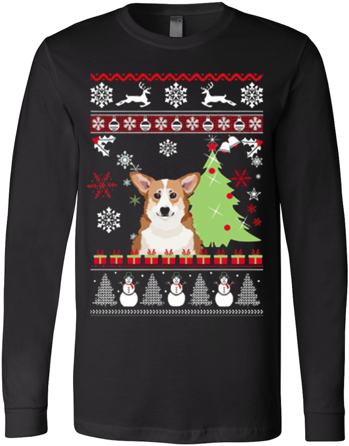 Corgi Christmas Ugly Sweater - Don T Be Tachy Clipart (717x916), Png Download