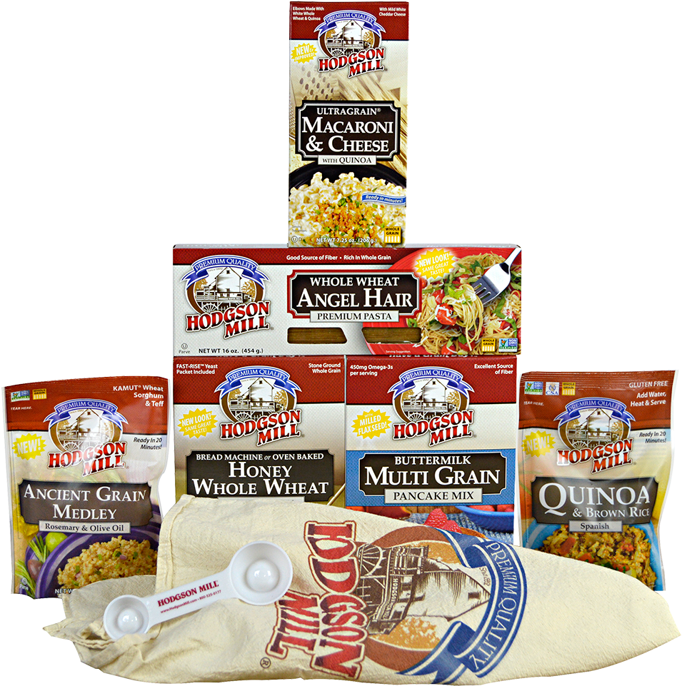 Bite-sized Whole Grains Gift Basket - Snack Clipart (955x961), Png Download