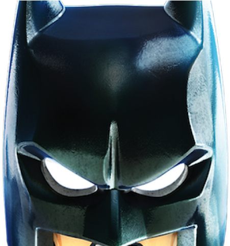 Batman Mask Clipart Batman Head - Batman Face Lego Png Transparent Png (640x480), Png Download