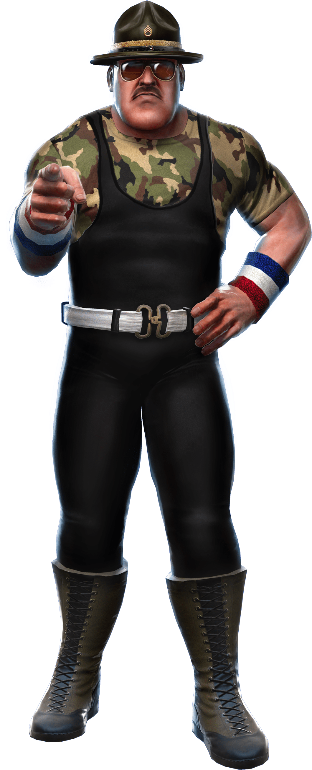 Sgt Slaughter Clipart (1837x2750), Png Download