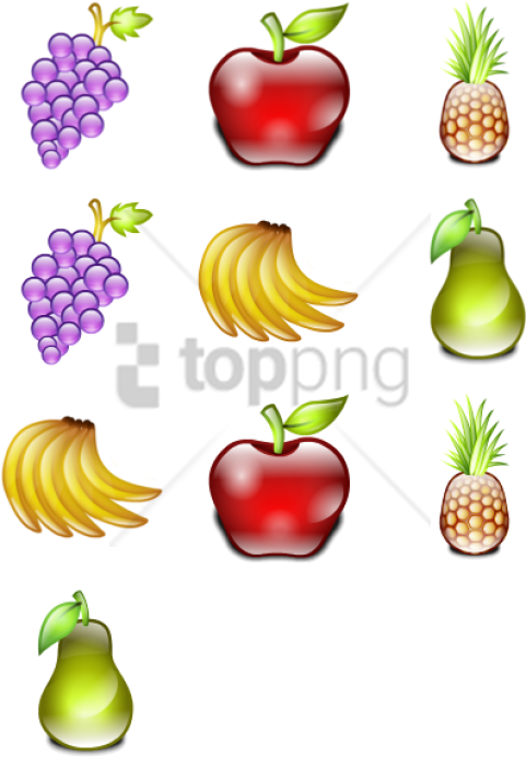 Free Png Delicious Fruits Icon Pack By Iconshock - Apple Icon Clipart (481x692), Png Download