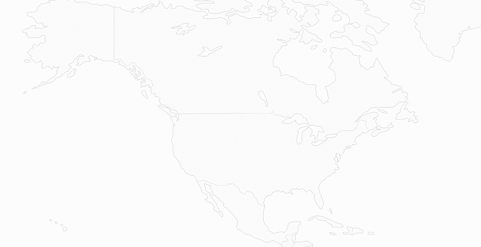 North America Png - Wow Air Reykjavik Map Clipart (1600x823), Png Download