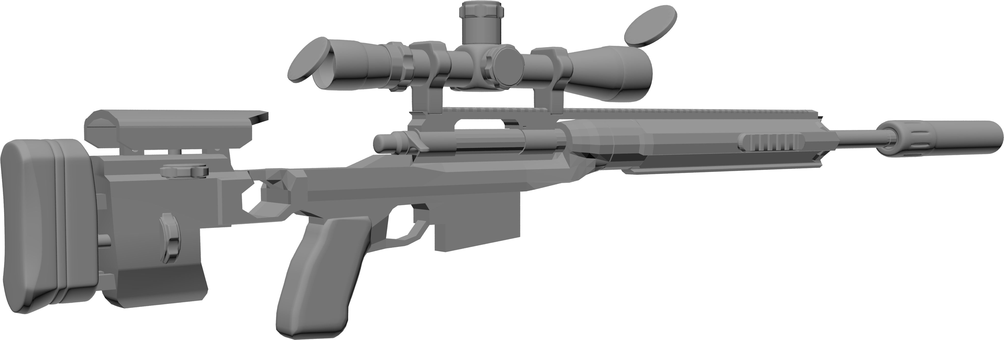 Winchester Sniper Wip , Png Download - Ranged Weapon Clipart (4089x1387), Png Download