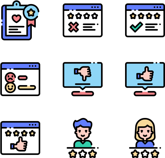 Customer Reviews - Icon Clipart (600x564), Png Download