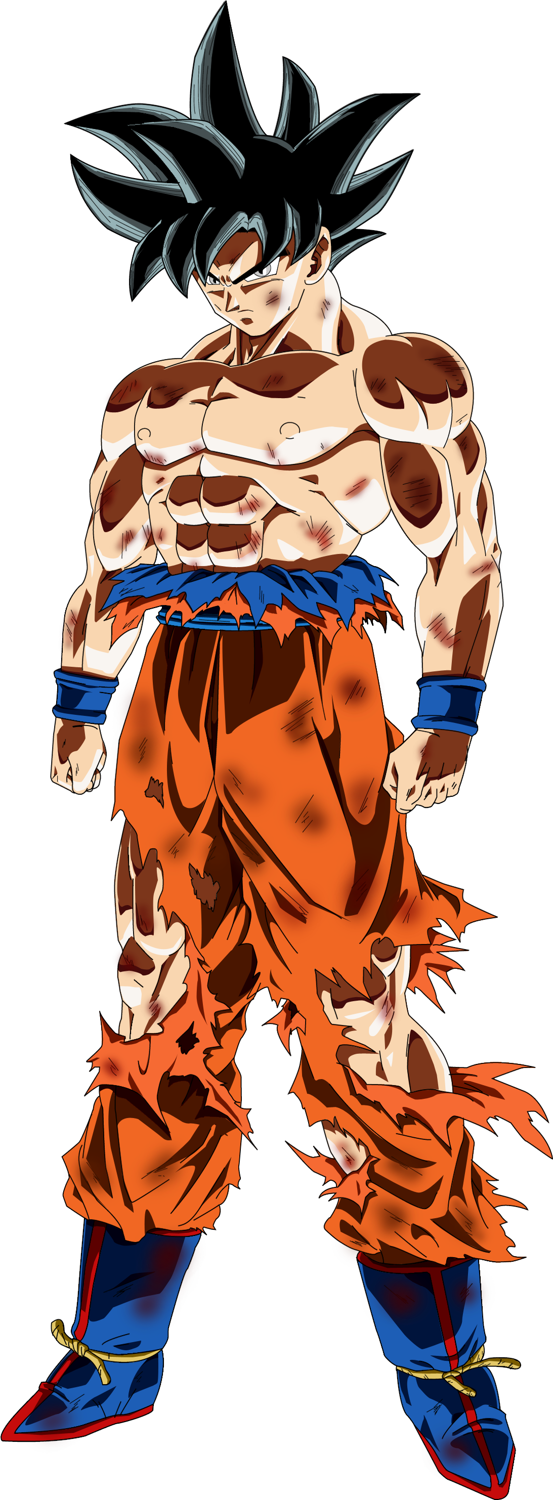 Ultra Instinct Aura Png - Goku Mastered Ultra Instinct Png Clipart (2400x3000), Png Download