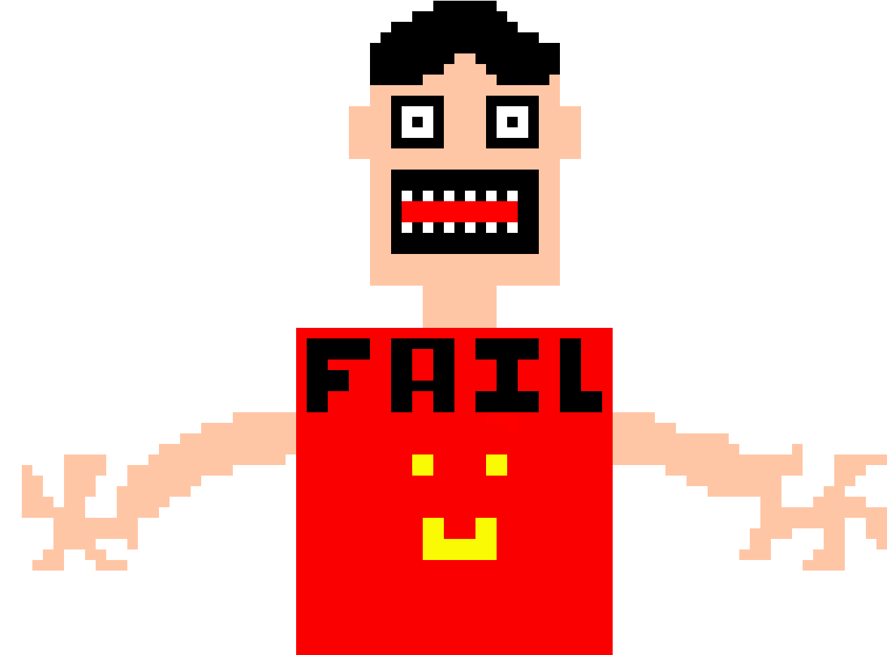 Creepy Failboy - Illustration Clipart (1305x1050), Png Download