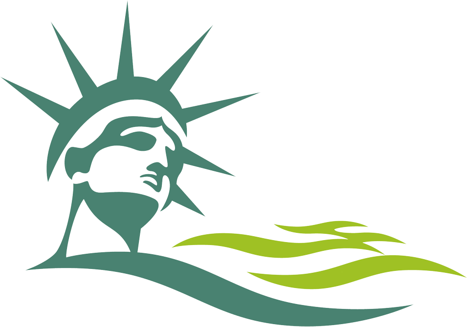 Statue Of Liberty Logo Png Clipart (955x670), Png Download