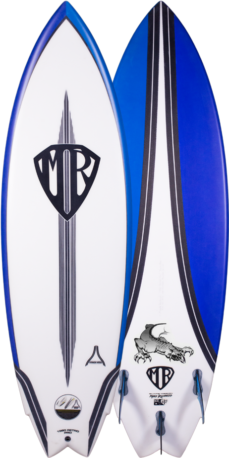 Monster Waves Clipart Mat - Surfboard - Png Download (462x921), Png Download