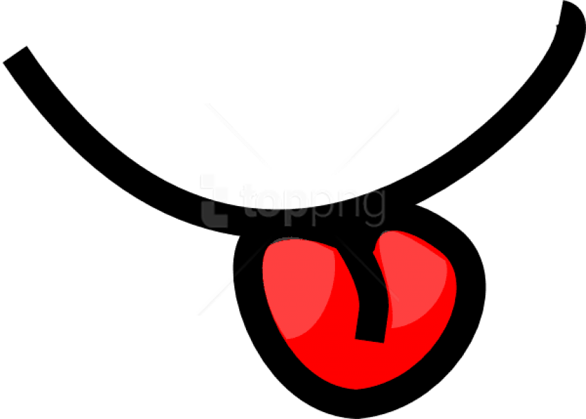 Free Png Download Cartoon Tongue Mouth Clipart Png - Tongue Out Clipart Transparent Png (850x608), Png Download