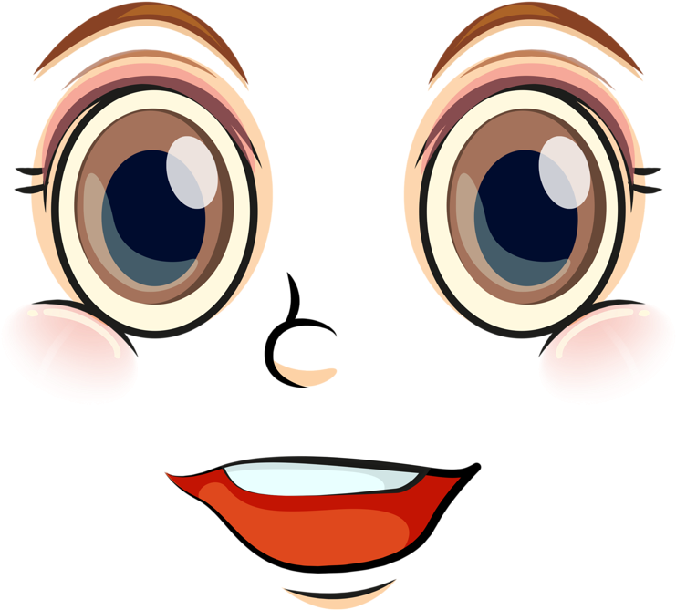 Фотки Flower Pot People, Clay Pot People, Cartoon Eyes, - Eye Funny Png Clipart (800x775), Png Download