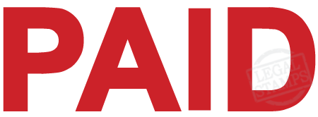 Paid In Full Stamp Png - Carmine Clipart (800x800), Png Download