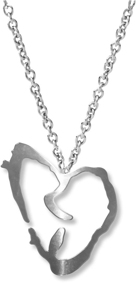 The Remedy For A Broken Heart Pendant Digital Album - Dolce Gabbana Necklace Silver Clipart (454x941), Png Download