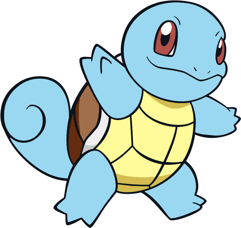 Tiny Turtle Pokemon Squirtle Hides In Its Shell For - Pokemon Squirtle Clipart (800x770), Png Download