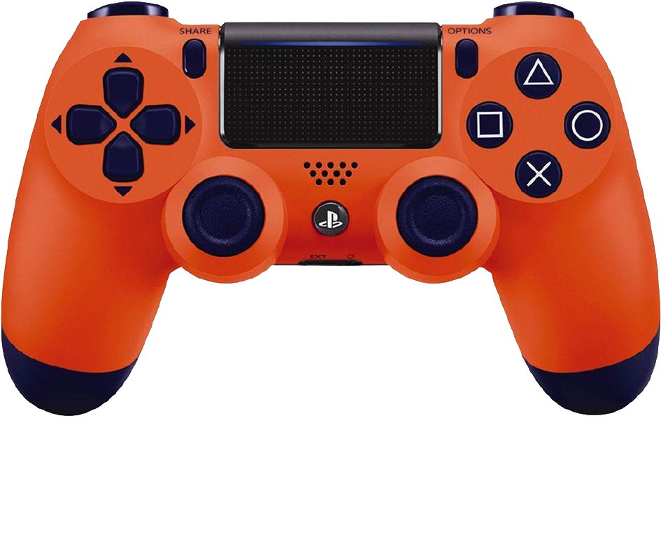 Sunset Orange Dualshock 4 Clipart (1080x1080), Png Download