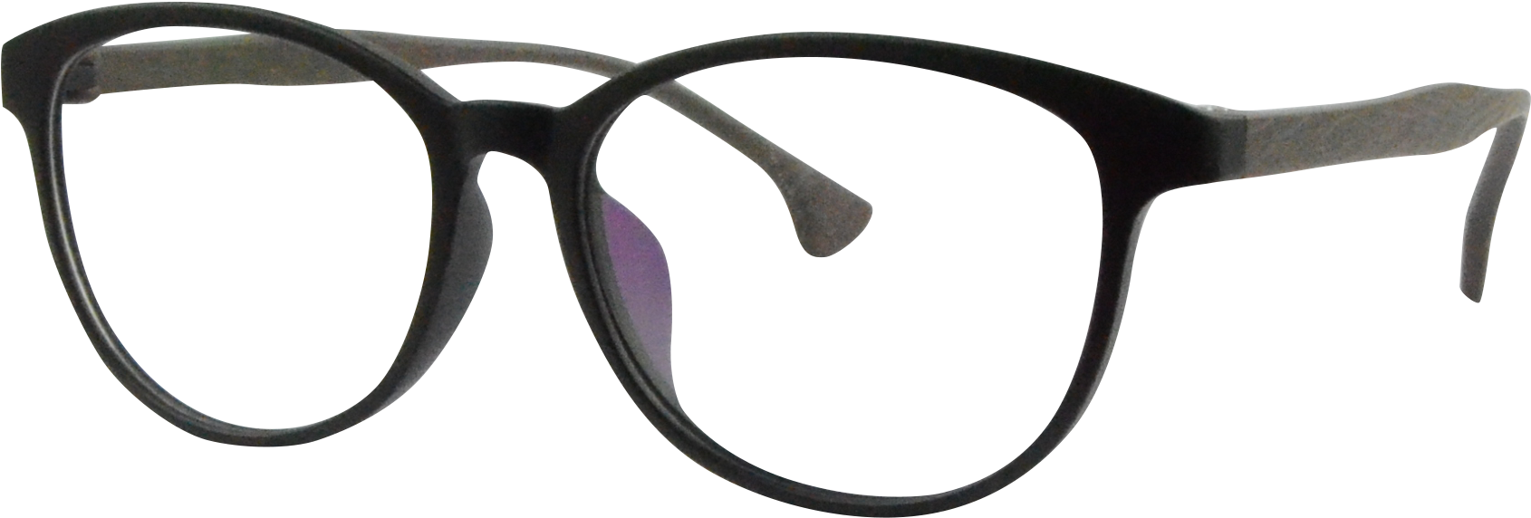 Vector Royalty Free Full Glasses Frames Prescription - Transparent Material Clipart (2186x911), Png Download
