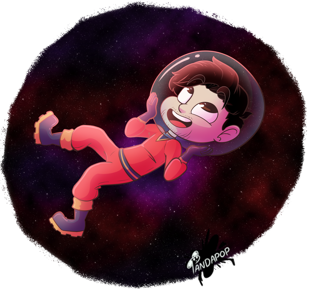 Marks In Space - Cartoon Clipart (1177x1103), Png Download